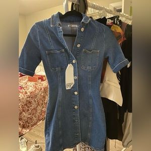 BRAND NEW ZARA DENIM DRESS